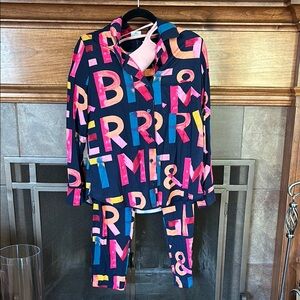 NWT Soma three piece set bra, pajama top and pajama bottom